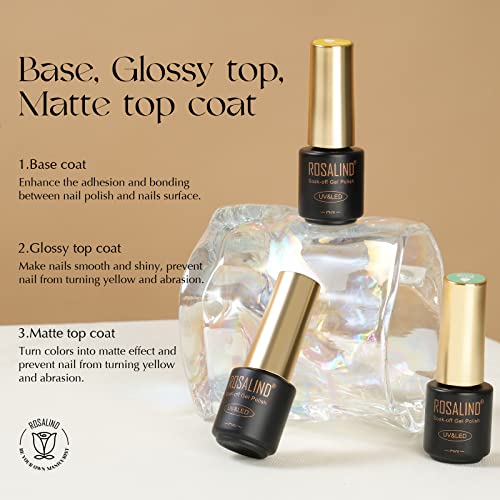 Rosalind 15ml Gel Nail Polish Long-lasting Quick-dry Formula for Beautiful Nails - Image 5