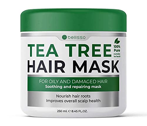 8 oz Tea Tree Dandruff Hair Mask for Scalp Relief and Nourishment - Image 3