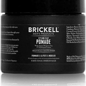 Men's Natural Hair Clay Strong Hold Matte Finish 4oz