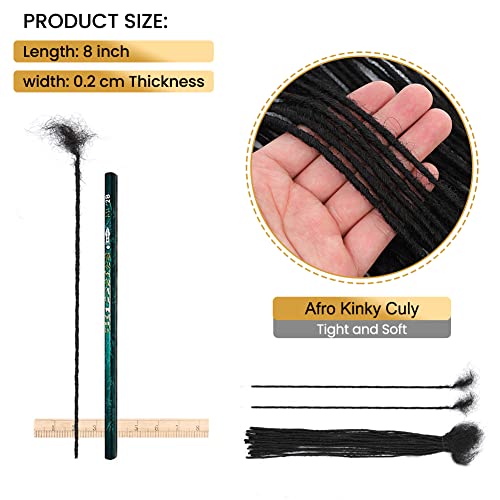 22 Inch 100% Remy Human Hair Extensions for Braiding - Natural Black - Image 6
