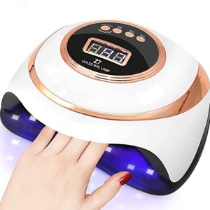 Portable Compact LED Nail Lamp for Quick Dry Acrylic Nails Home Use