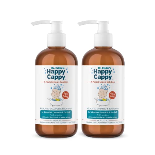 Blue Cap Dandruff Control Shampoo for Dry Scalp 8 oz Bottle