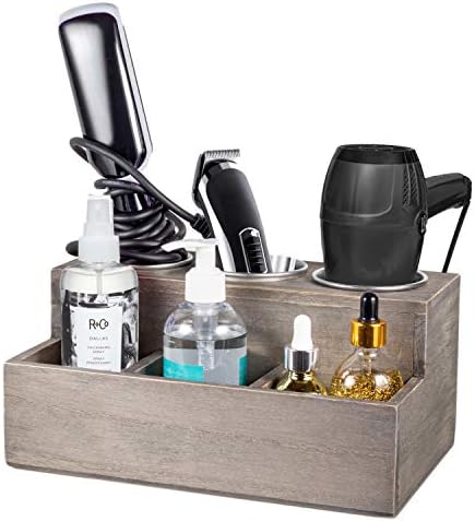 Wall Mount Blow Dryer Holder for Bathroom Organization, Easy Access Storage