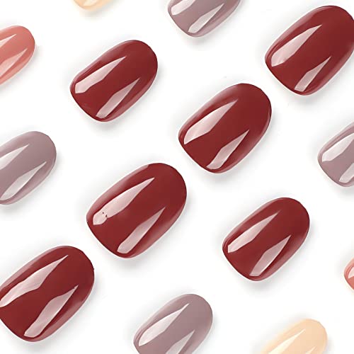 ?Simple Acrylic Nails in Various Colors? - Image 2