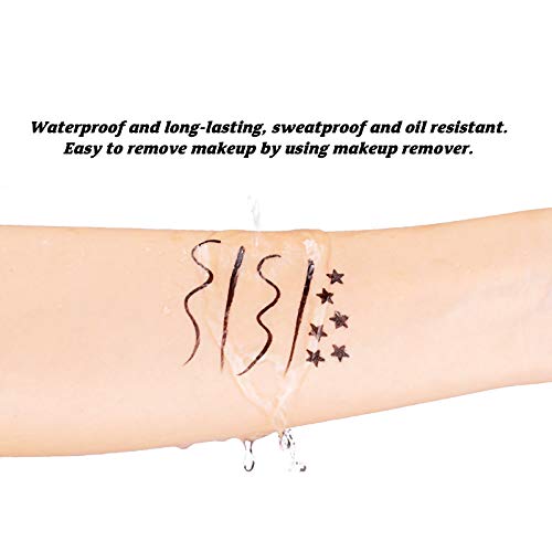 5-Piece Black Eyeliner Set Assorted Shades for Effortless Eye Makeup Application - Image 10