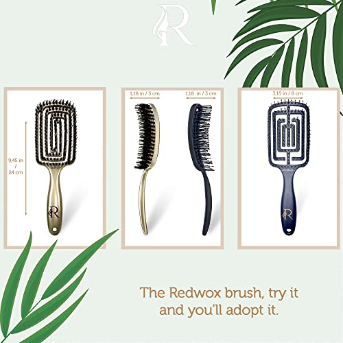 Dual Bristle Hair Brush: Boar & Nylon - Image 7