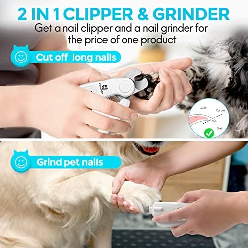 Ergonomic Pet Nail Clippers for Small to Medium Dogs and Cats, Comfortable Grip Design - Image 2