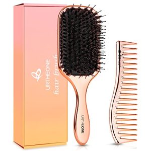 Rose Gold Paddle Brush for Effortless Styling and Smooth Hair, 1-Count