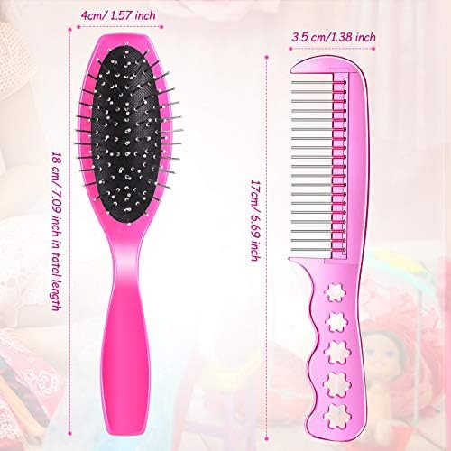 American Doll Hair Brush - Gentle Detangling and Styling Tool for All Dolls - Image 2