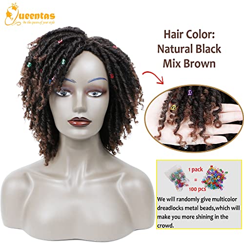 Natural Look 22 Inch Human Hair Dreadlock Wig Full-Head Style For Women - Image 2