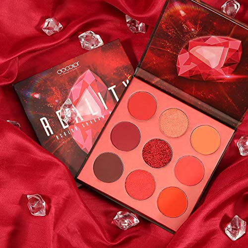 Crimson Red Eyeshadow Palette 5g - Bold Vibrant Makeup for Stunning Eye Looks - Image 9
