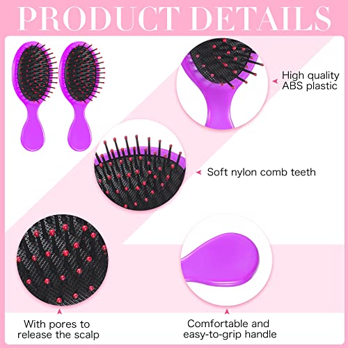 Effortless Styling Detangling Round Head Hair Brush for All Hair Types - Image 5