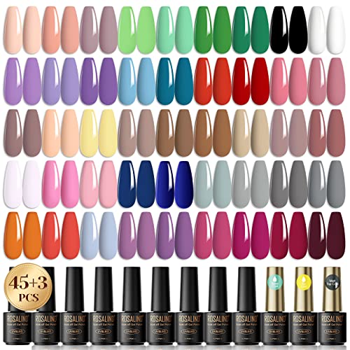 Rosalind 15ml Gel Nail Polish Long-lasting Quick-dry Formula for Beautiful Nails