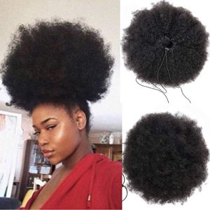 Kinky Afro Human Hair Ponytail