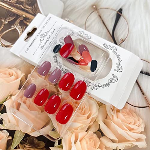 ?Simple Acrylic Nails in Various Colors? - Image 4