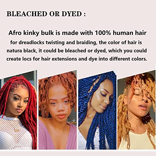 Kinky Afro Human Hair Bundles Natural Styles 100g Each Soft Durable - Image 5