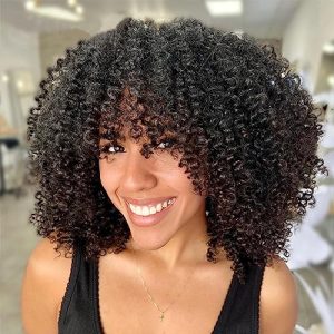18 Inch Natural Look Curled Human Hair Weave for Stylish Hair Extensions