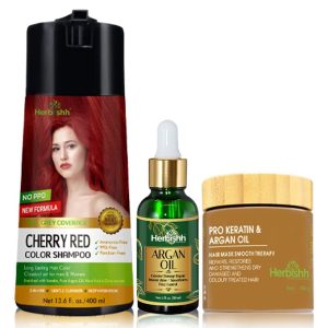 Nourishing Argan Oil Red Hair Dye 4 oz Vibrant Color Formula