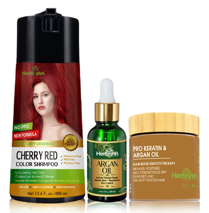 Nourishing Argan Oil Red Hair Dye 4 oz Vibrant Color Formula