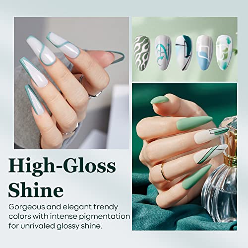 OPI Dark Green Gel Nail Polish 15ml, Long-Lasting, High-Gloss Finish - Image 5