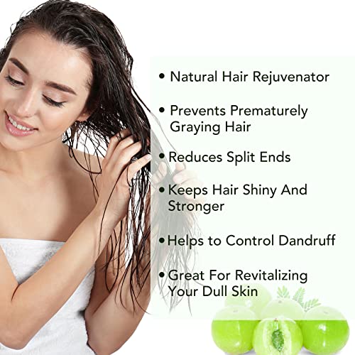 Nourishing Amla Powder and Coconut Oil Hair Mask for Stronger, Healthier Hair, 200g - Image 3