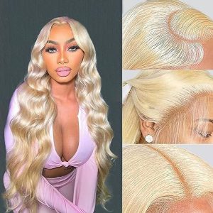 Blonde Lace Front Human Hair Wig ? Short Version