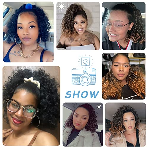 New 18 Inch Curly Human Hair Drawstring Ponytail for Effortless Styling - Image 6