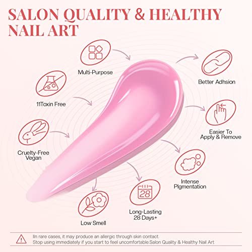 Rio UV Gel Nail Extension Kit Complete Set for Professional Nail Art at Home - Image 6