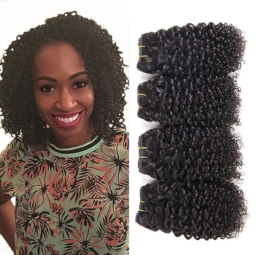 18 Inch 100% Natural Soft Bouncy Human Hair Curls for Styling - Image 9