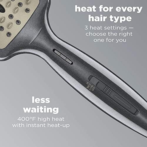 Rotating hair brush for styling and smoothing hair. - Image 3