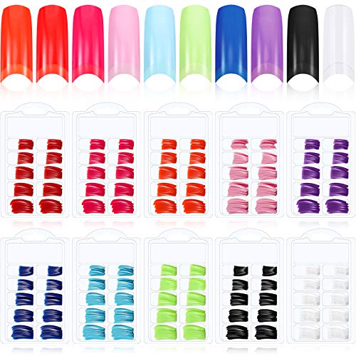 6pc Dark Colors Long-Lasting Acrylic Nail Polish Set for Stylish Manicures
