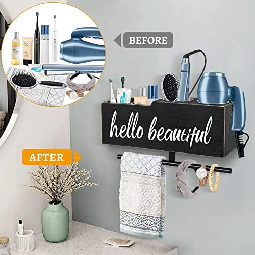 Heat-Resistant Hair Tool Organizer for Flatiron and Blow Dryer - Image 4