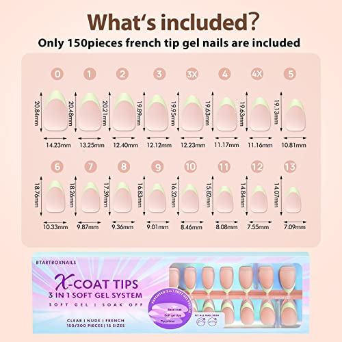 Almond French Tip Acrylic Nails - Image 7