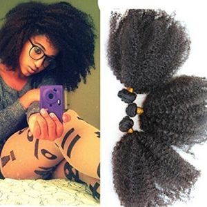 ?Kinky Afro Human Hair Bundle?