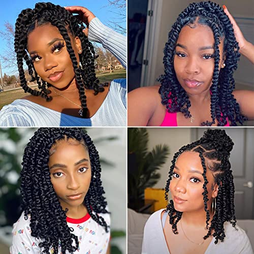14 Inch Natural Texture Human Hair Crochet Braids for Effortless Installation and Styling - Image 5