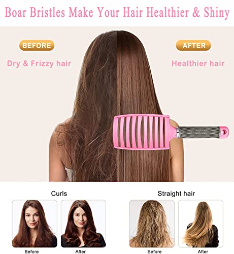 Tangle Cherub Kids Easy Detangling Hair Brush Soft Bristles Colorful Design - Image 2