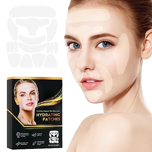 Wrinkle-reducing face stickers for youthful skin.