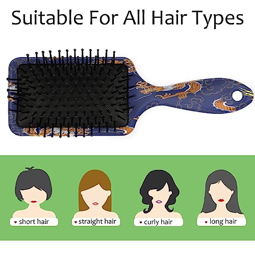 Ergonomic Tangle Free Hair Brush from Dragons Den Easy Grip for Effortless Styling - Image 4