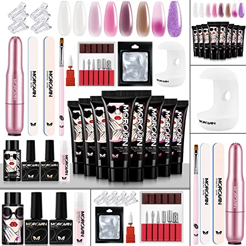 Rio UV Gel Nail Extension Kit Complete Set for Professional Nail Art at Home