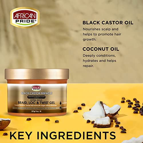 Creme of Nature 8 oz Aloe & Black Castor Oil Leave-In Conditioner - Image 3
