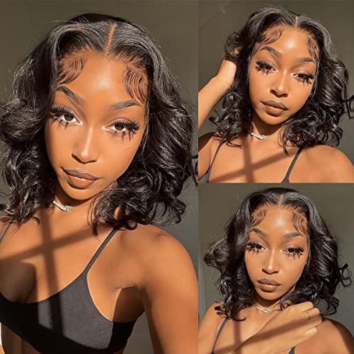 Body Wave Human Hair Bob Wig Natural Texture Comfortable Fit - Image 3