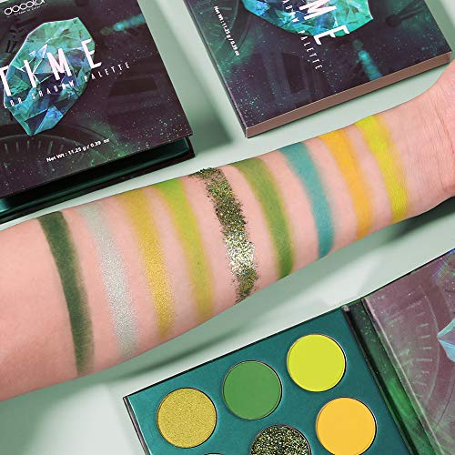 MAC Green Eyeshadow Swatches and Review for All Skin Types 2g - Image 3