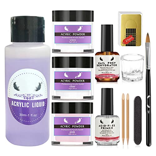 Acrylic Nail Strengthener Kit for Healthy, Resilient Natural Nails Prevent Breakage