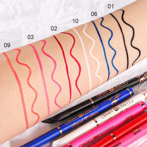Dark Blue Eyeliner Pencil for Smooth Application and Long-Lasting Wear - Image 5