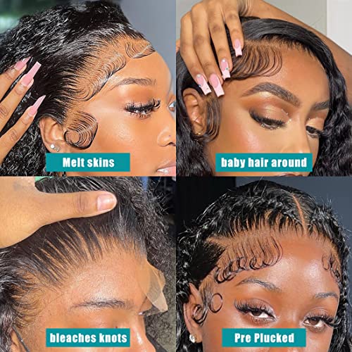 13x4 Lace Front Curly Human Hair Wig for Women, Natural Look, Medium Cap Size - Image 3