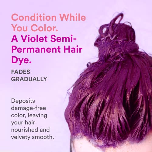 Dark Red Violet Brown Hair Color with Argan Oil - Image 2