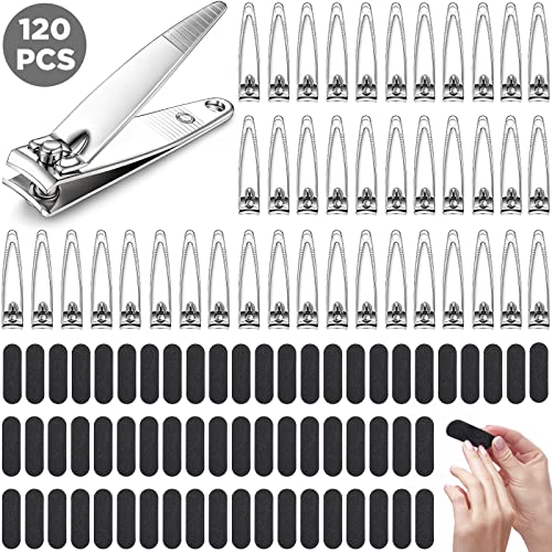 Bulk Pack Stainless Steel Finger Nail Clippers - Pack of 50 - Image 8