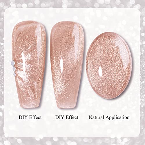 Rose Gold Gel Nails: Short & Stylish Ideas - Image 4