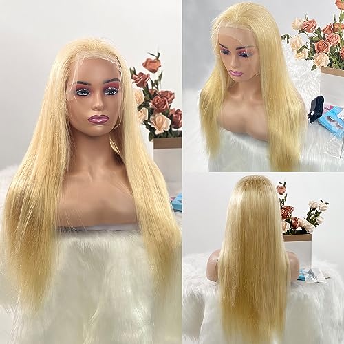 22 Inch Natural Straight 150% Density 613 Human Hair Wig for Women - Image 3