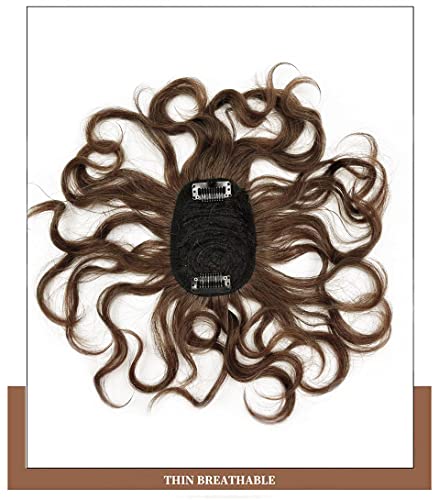 Curly Human Hair Topper - Image 2